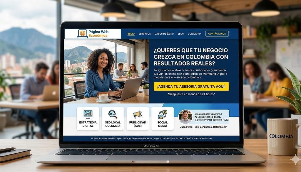 Diseño de Páginas Web Económicas y Profesionales en Colombia