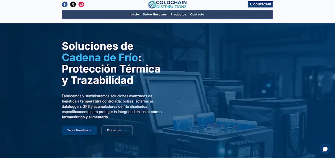 Vista previa de página web para Servicios